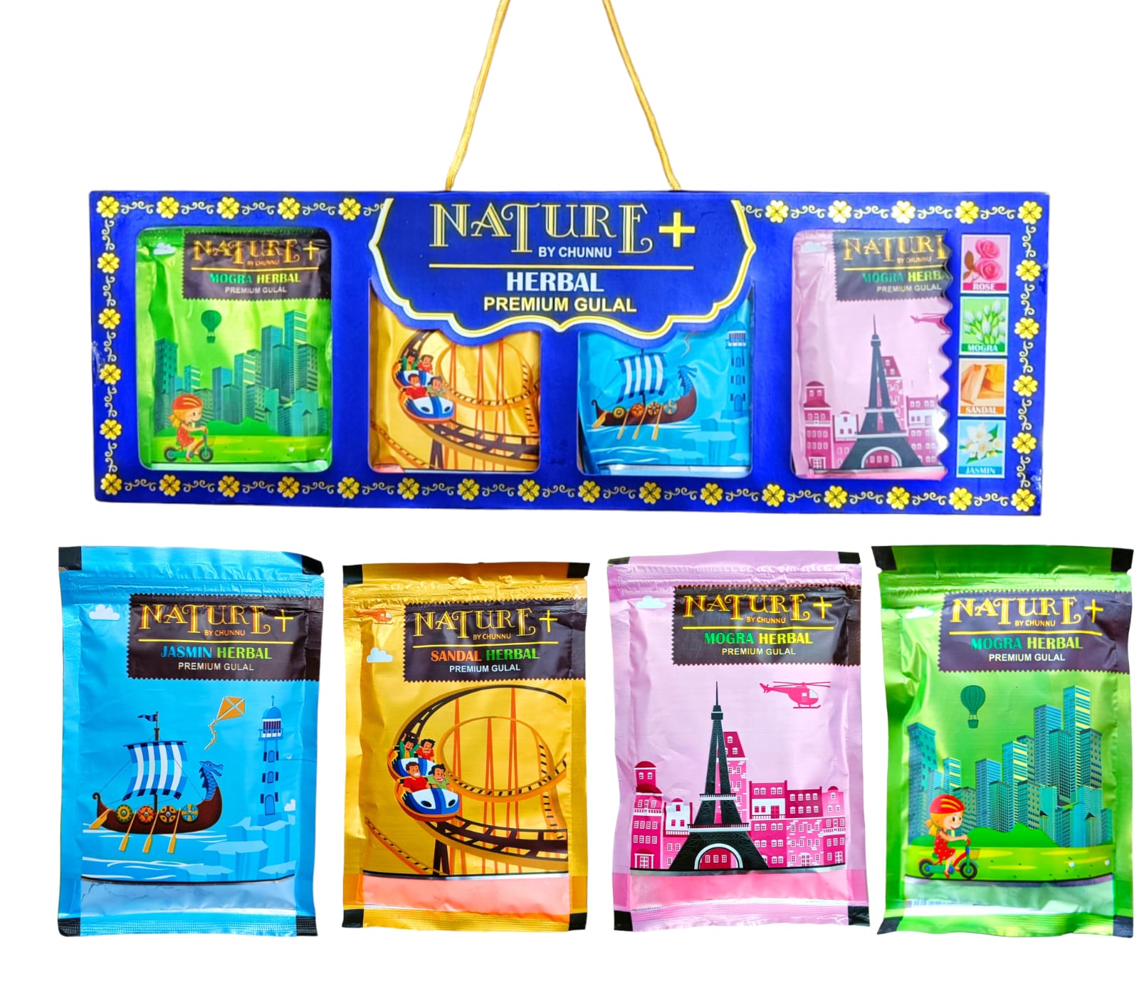 Natural Plus Herbal Gulal Gift Track (1 Piece Pack)