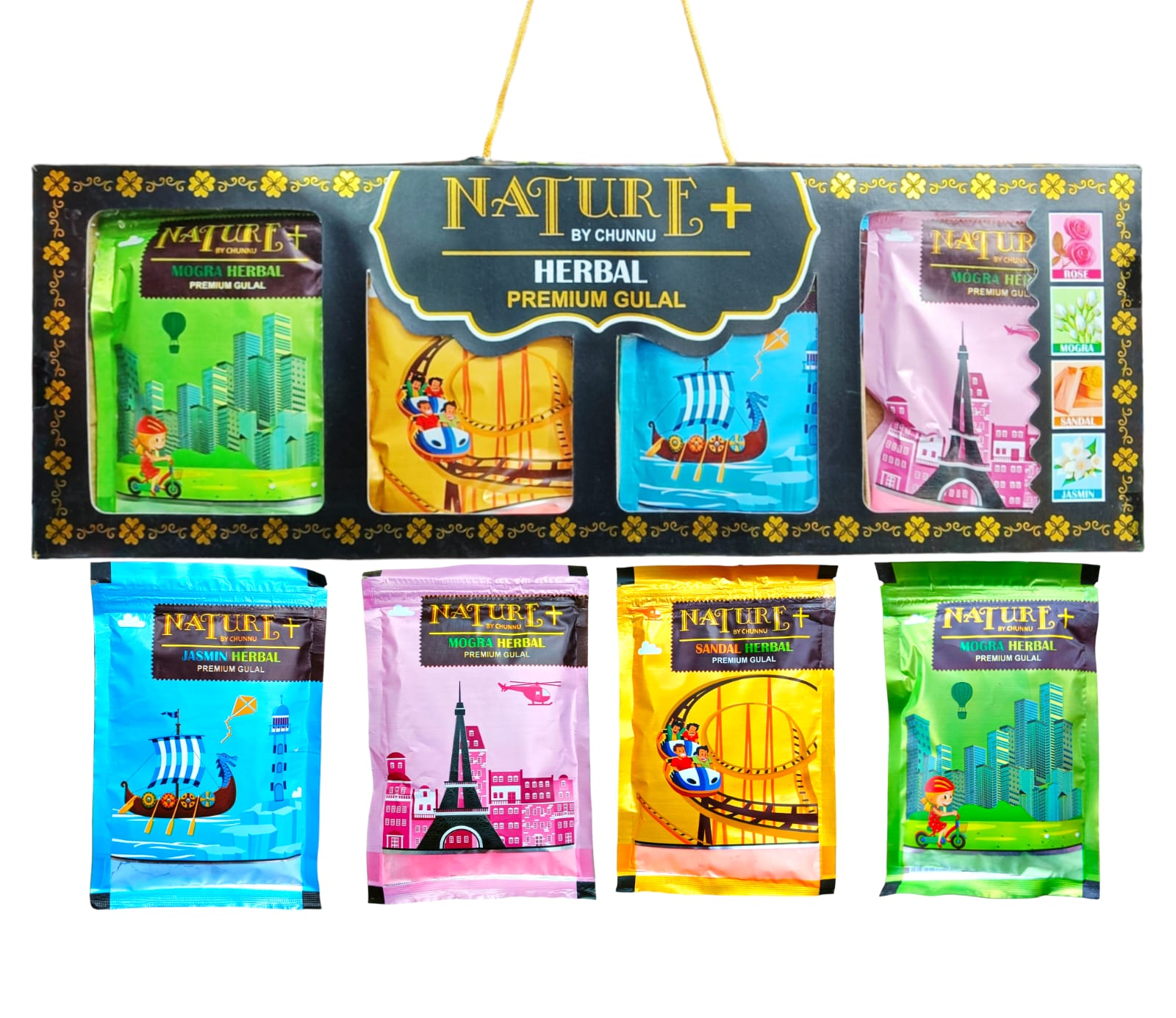 Natural Plus Herbal Gulal Gift Track (1 Piece Pack)