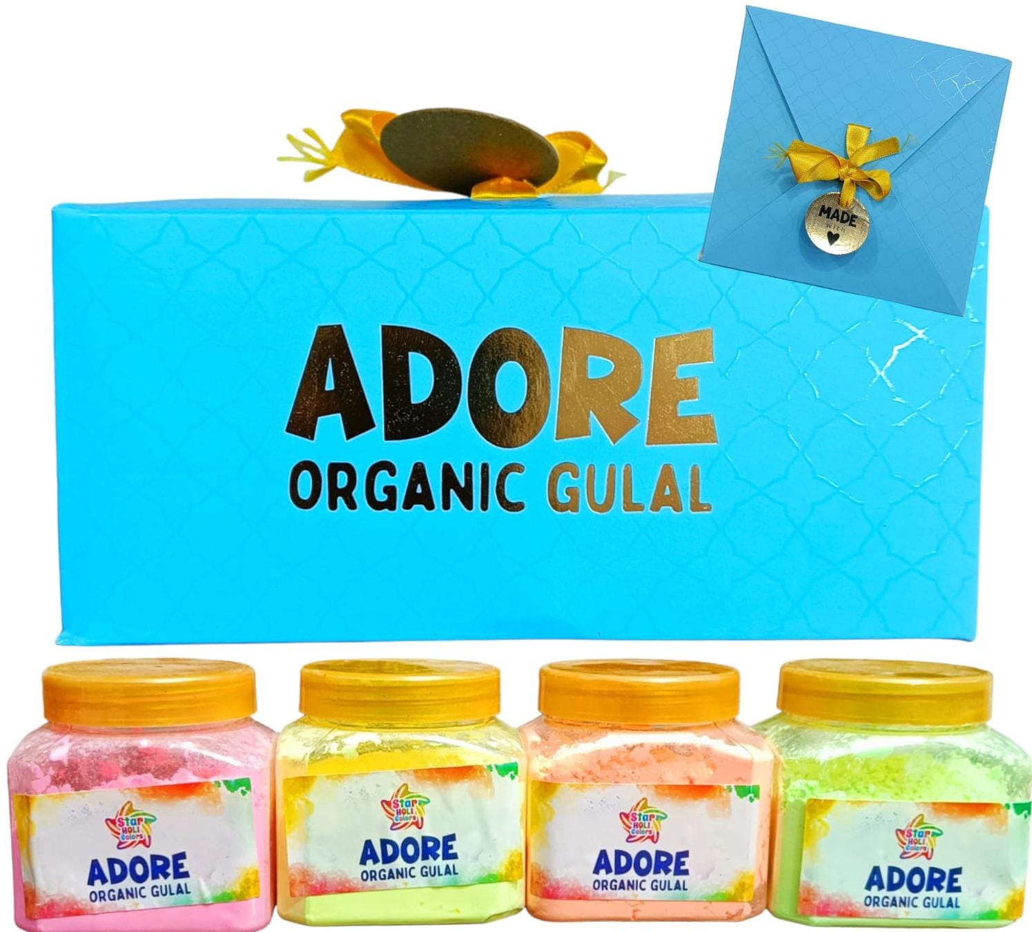 Adore Organic Gulal Gift Pack (10 Piece Pack)
