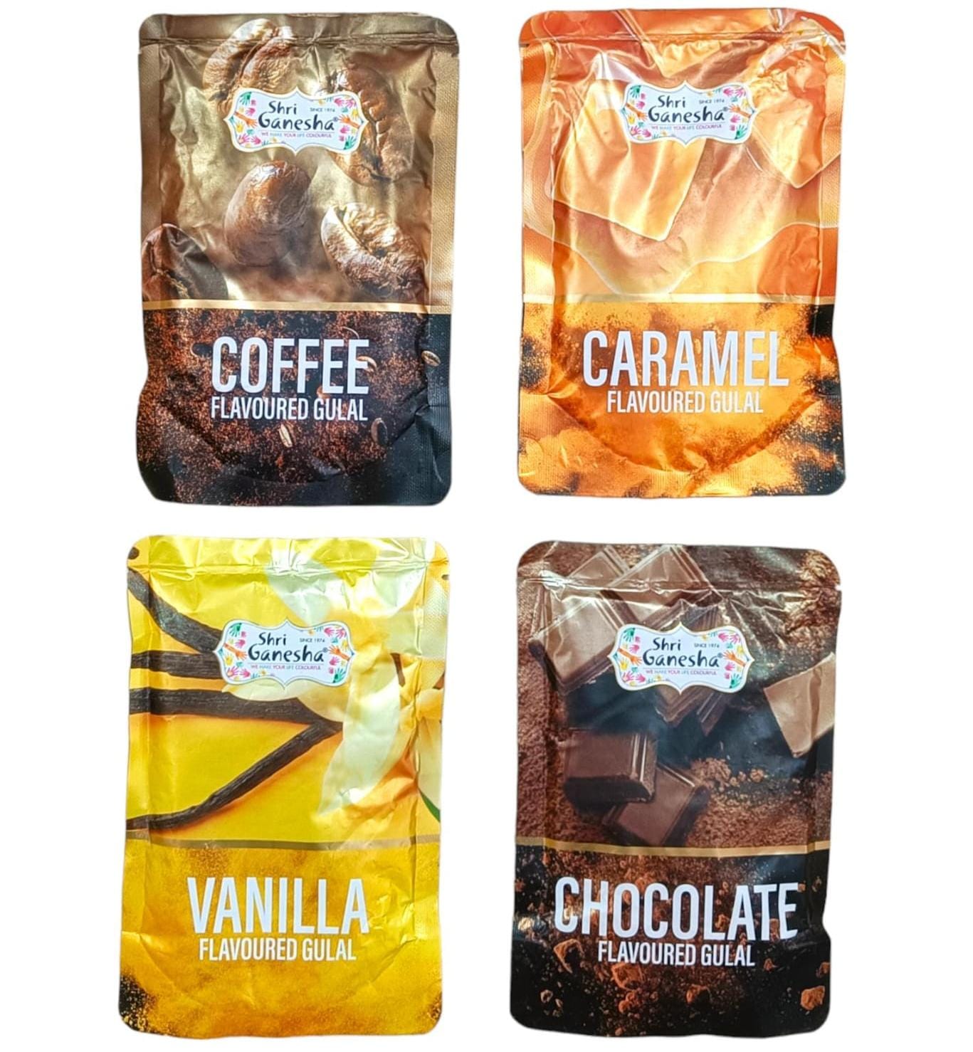 Shree Ganesha - Organic Flavour Gulal Gift Pack (10 Box Set)