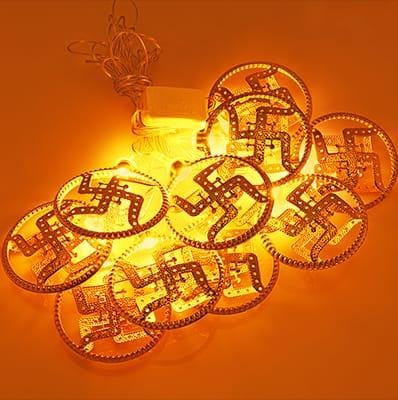 Big Swastik Metal String Light