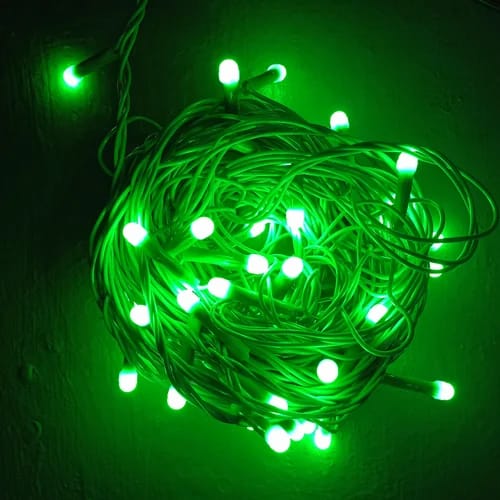 16M Pixel Still Green Colour String Light 56 Bulb (Print 20M)