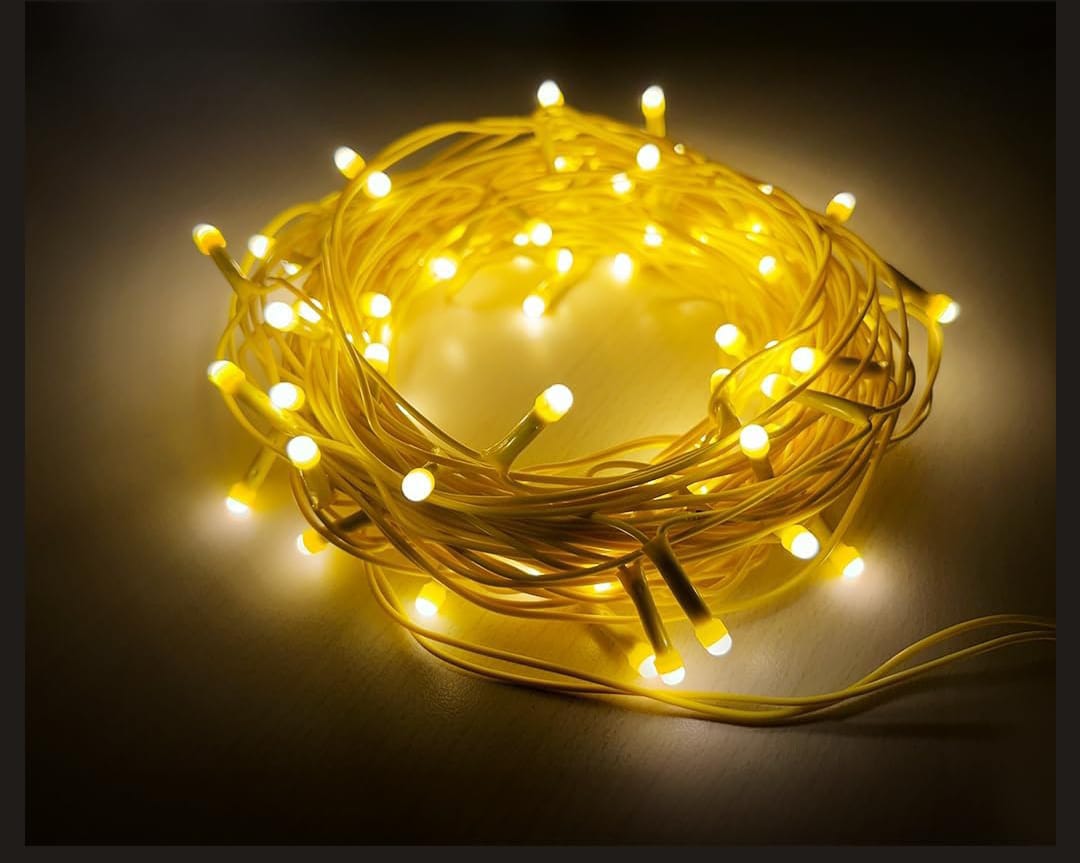 16M Pixel Still Yellow Colour String Light 56 Bulb (Print 20M)