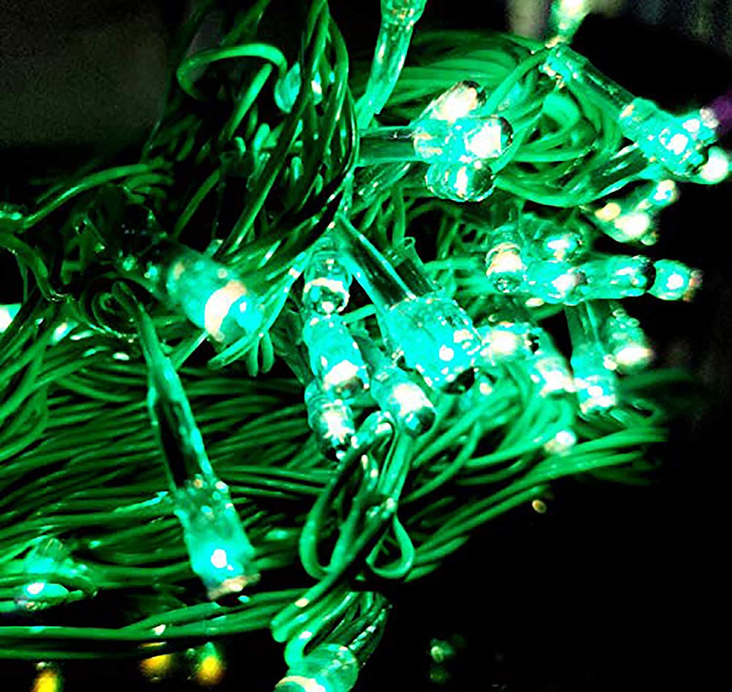 12M Rice Green String Light 38 Bulb (Print 15M)