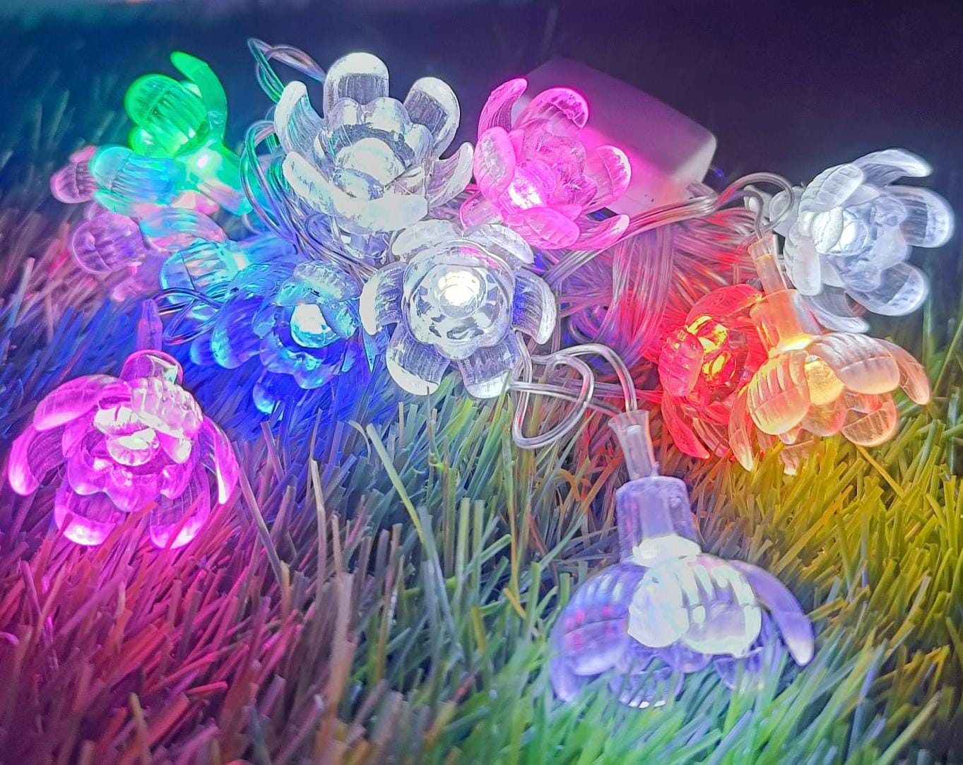 Multicolour Tulip Flower String Light (14 Flower)