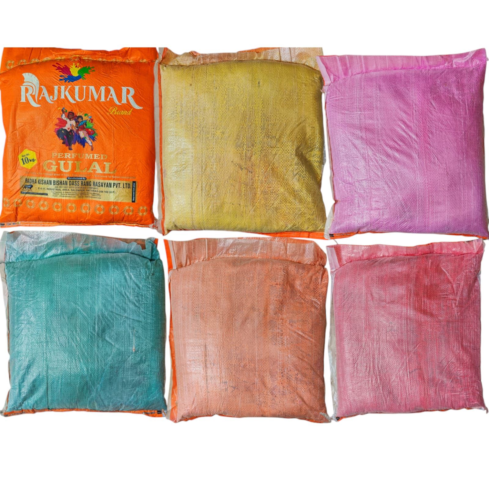 10kg Rajkumar Perfumed Gulal Mix Colours