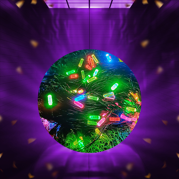 30M Sugarcane Design Multicolour String Light 62 Bulb (Print 50M)