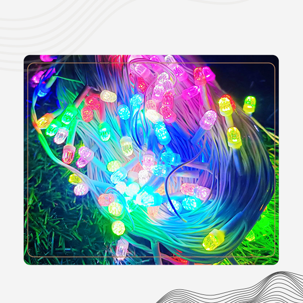 20M Sugarcane Design Multicolour String Light 42 Bulb