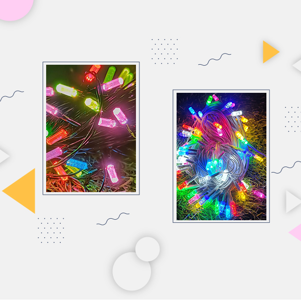 25M Multicolour Cylinder String Light 84 Bulb (Print 40M)