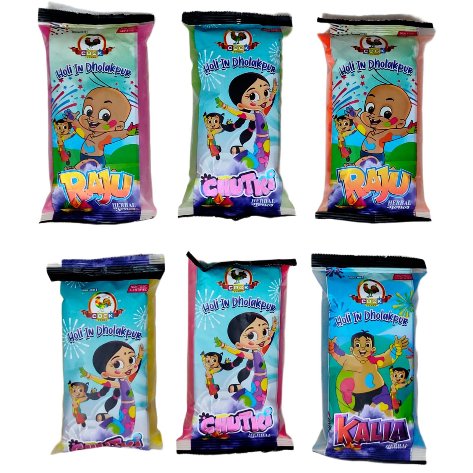 Murga Brand - Super Bheem | Holi In Dholakpur (70g) (5 Piece Pack)