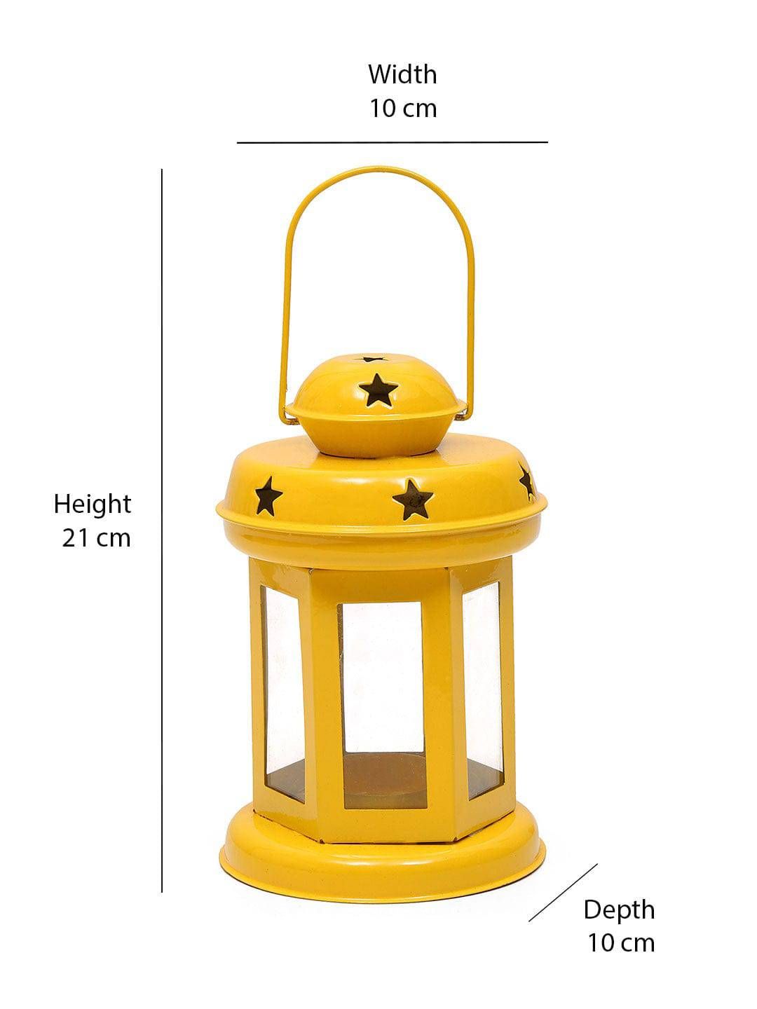 Metal Star Hanging Lantern (1 Piece Pack)
